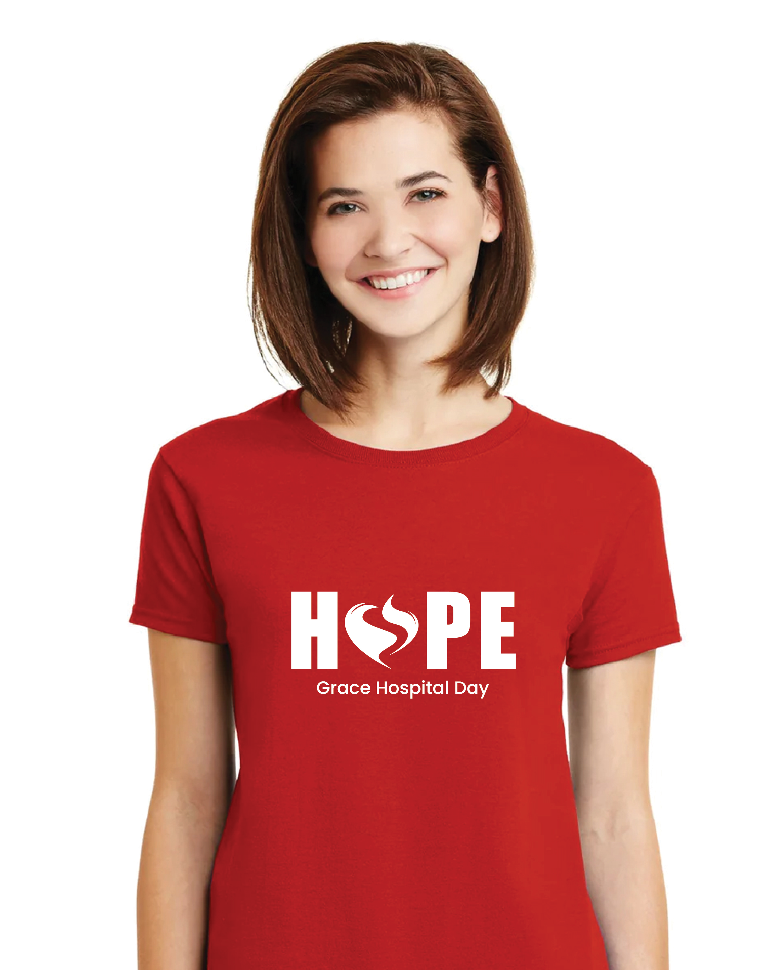 Hope Grace Hospital Day Red Shirt